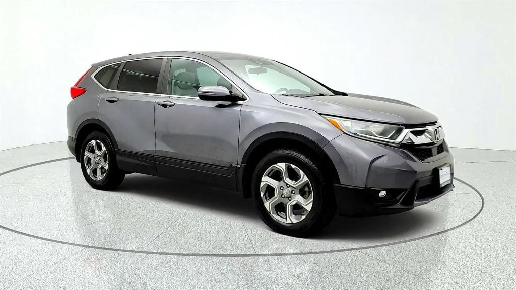 Used 2017 Modern Steel Metallic Honda EX AWD image 3