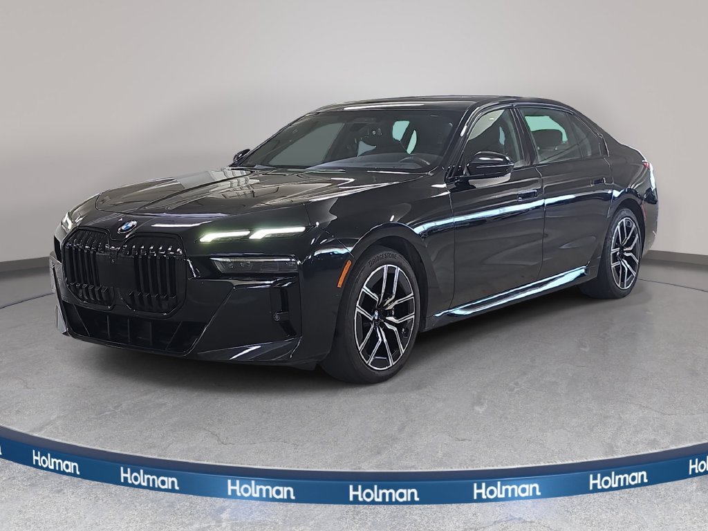 Certified Used 2023 Black Sapphire Metallic BMW 740i image 1