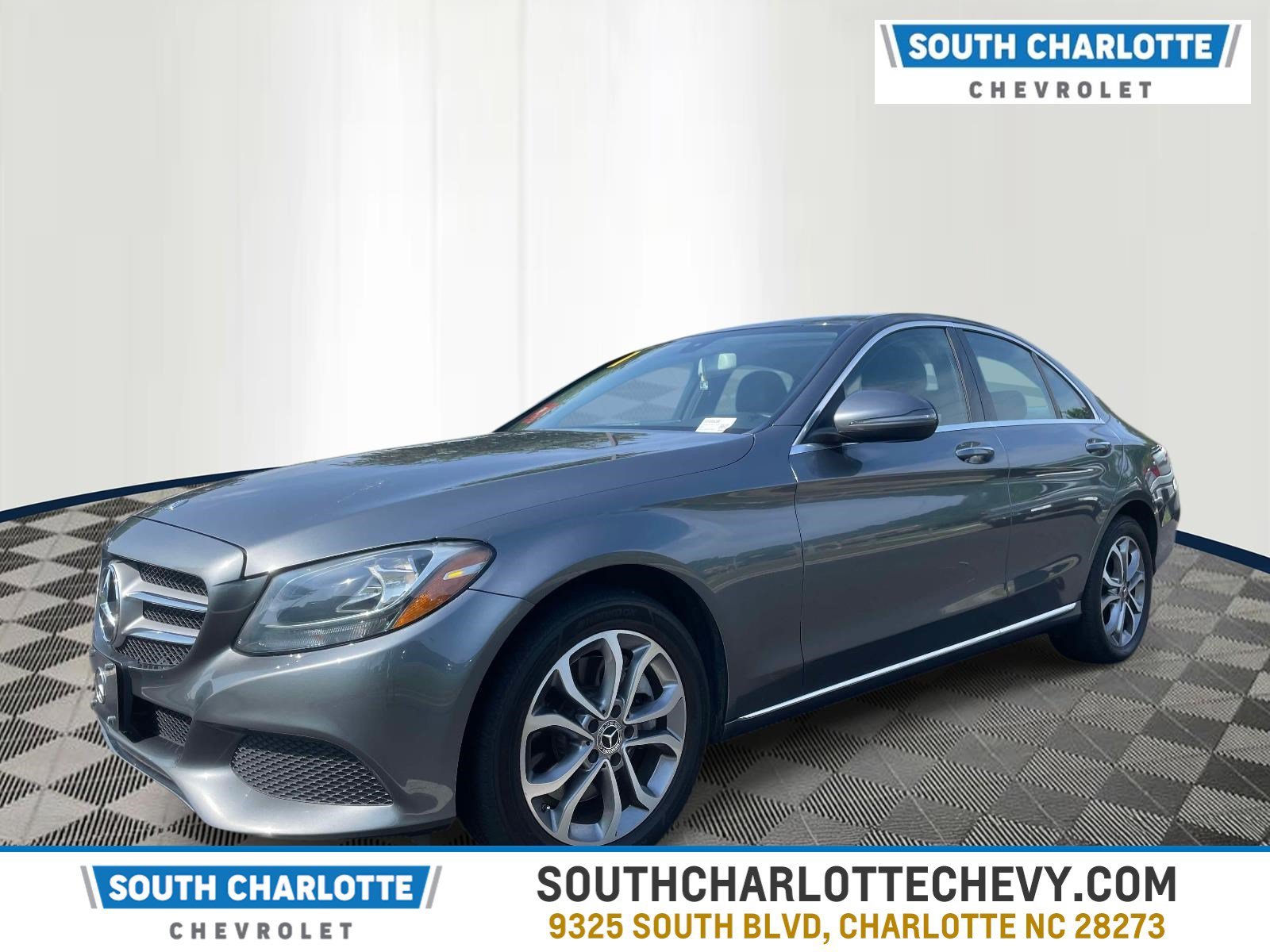 Gray 2017 Mercedes-Benz C-Class Sedan All-Wheel Drive 