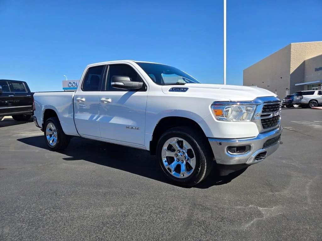 Used 2022 Bright White Clea Ram Big Horn image 1
