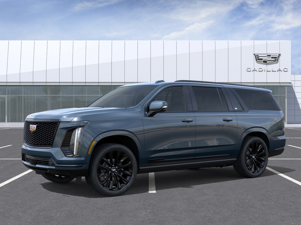 New 2027 Deep Sea Metallic Cadillac Platinum Sport image 2