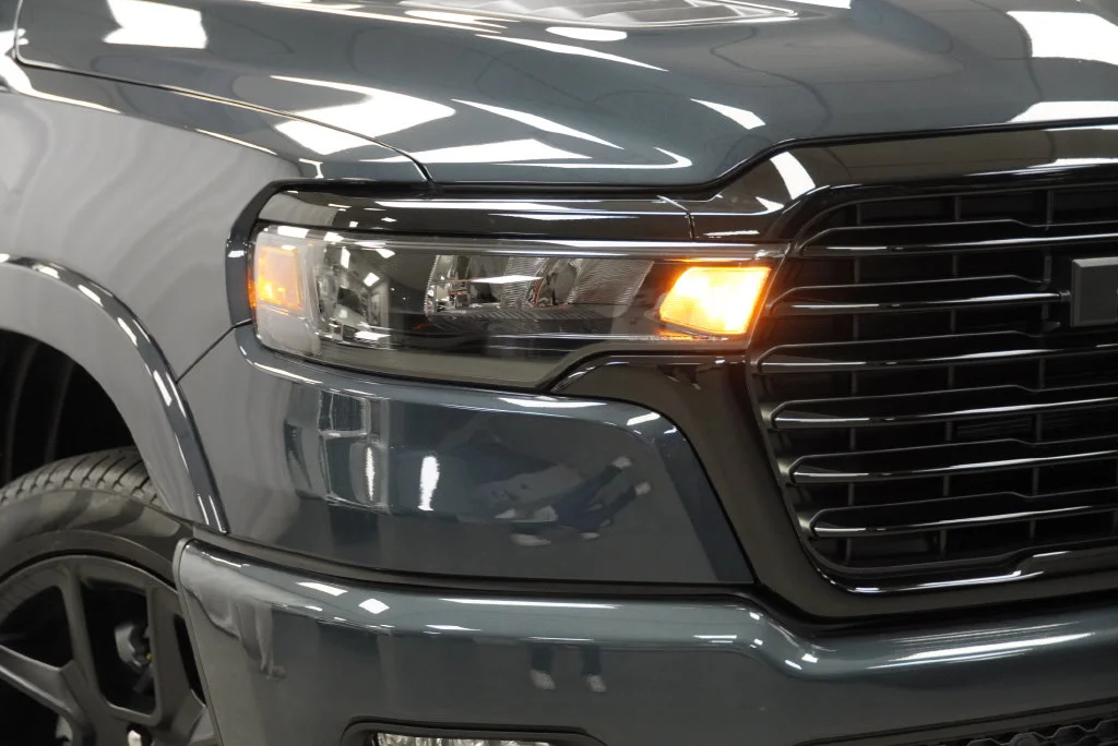 New 2027 Forged Blue Metallic Exterior Paint RAM Laramie image 8