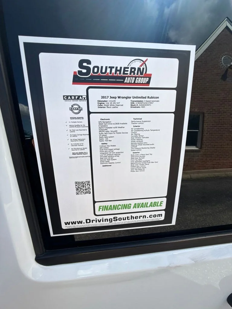 Used 2017 White Jeep Unlimited Rubicon image 12