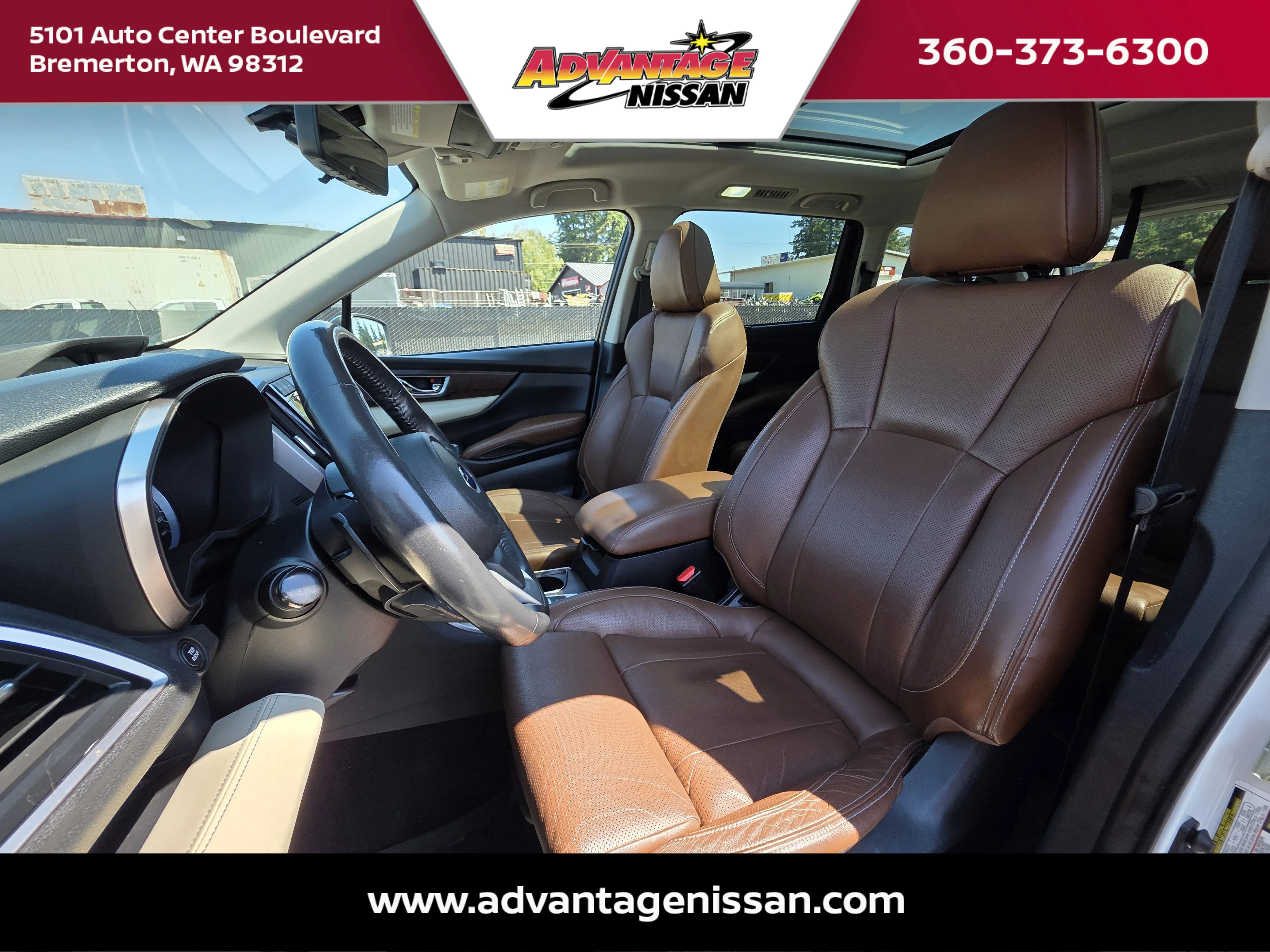 Used 2019 Crystal White Pearl Subaru Touring image 15