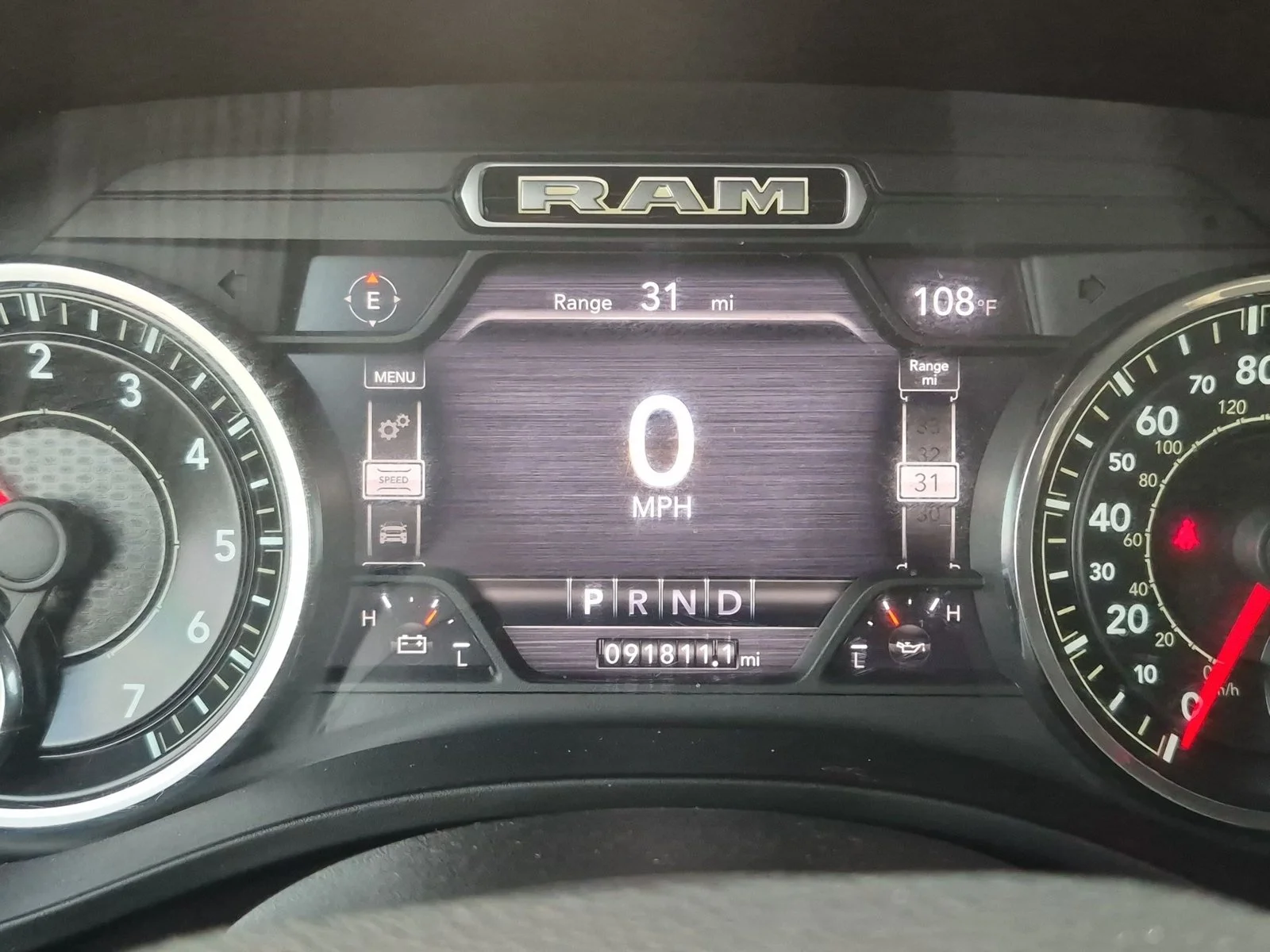 Used 2021 Bright White Clearcoat Ram Laramie image 10