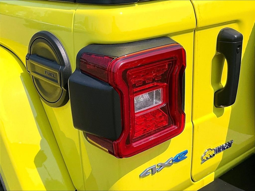 Used 2023 Yellow Jeep Sahara 4xe image 34