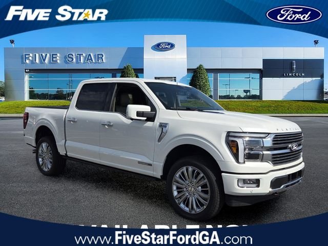 New 2026 Star White Metallic Tri-Coat Ford Platinum image 1