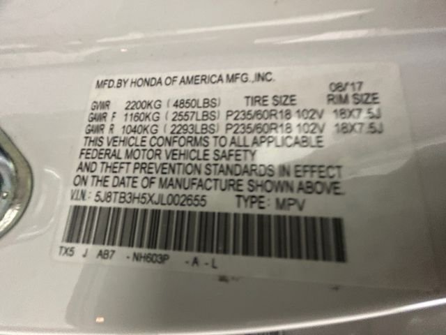 Used 2018 White Acura Technology & AcuraWatch Plus Packages image 20
