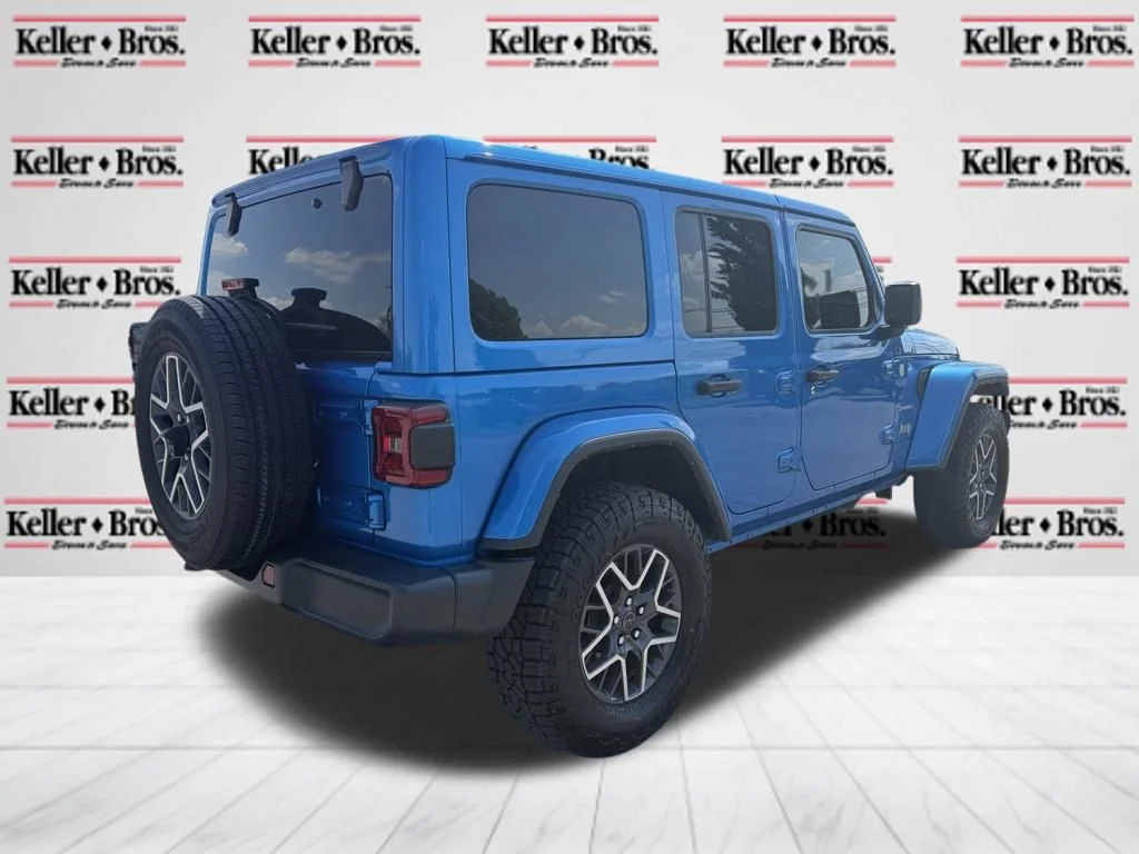 Used 2024 Blue Jeep Sahara image 7