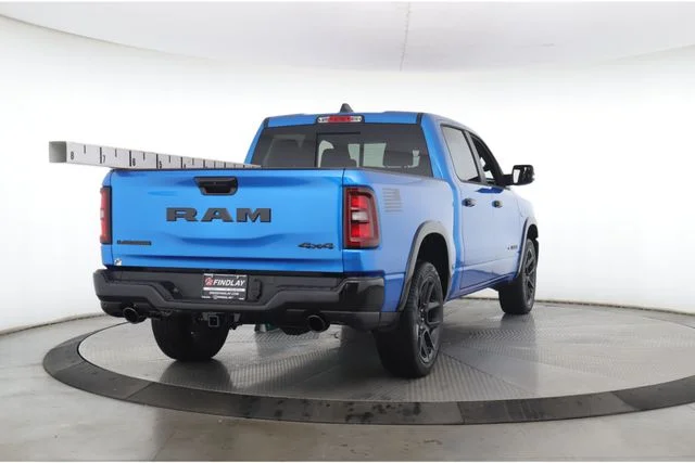 New 2026 Hydro Blue Pearl-Coat Exterior Paint RAM Laramie image 7