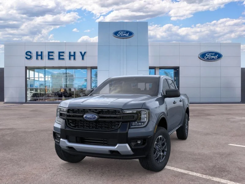 New 2025 Azure Gray Metallic Tri-coat Ford XLT image 4