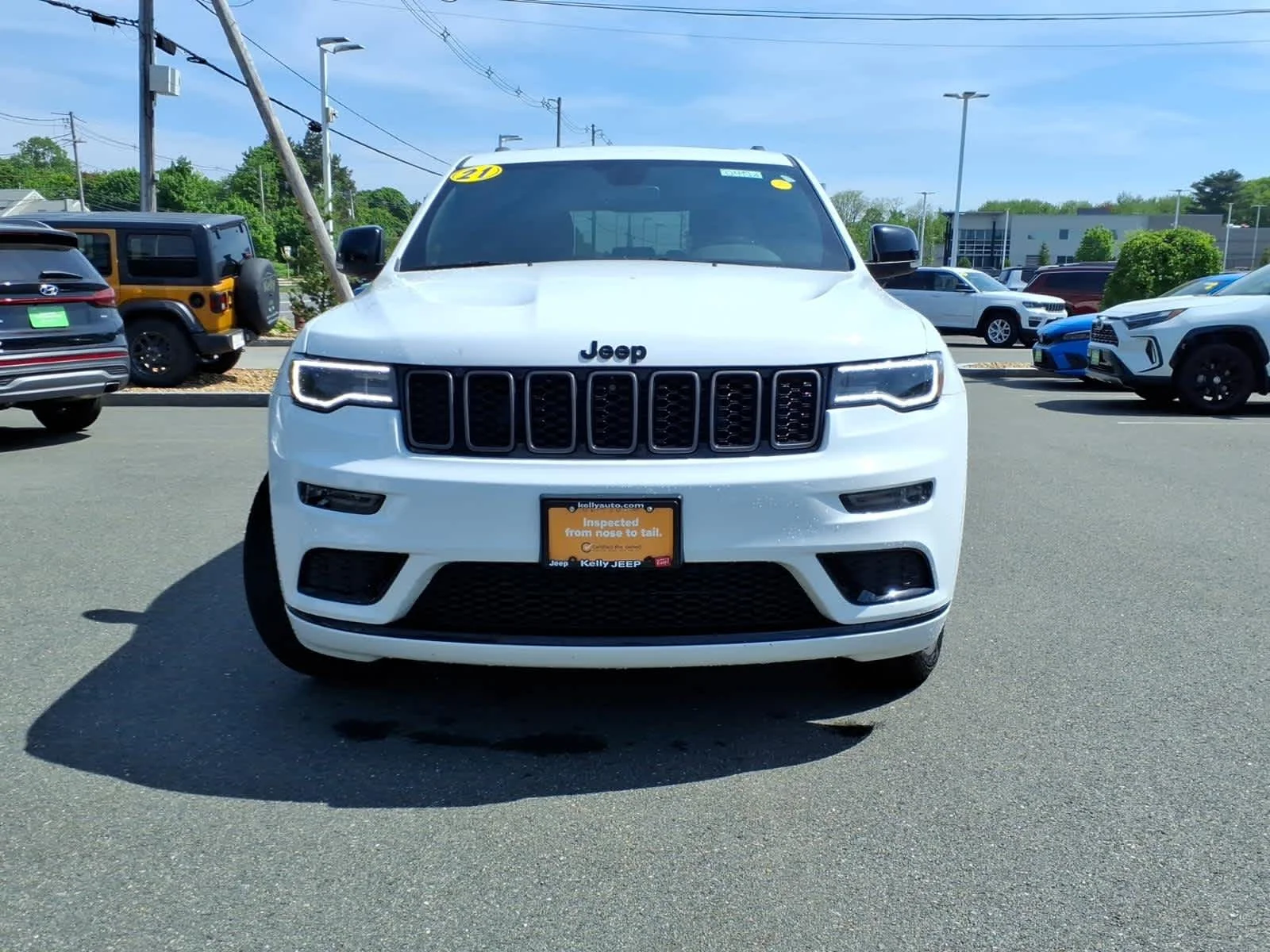 Certified Used 2021 Bright White Clear Coat Jeep Limited X image 3