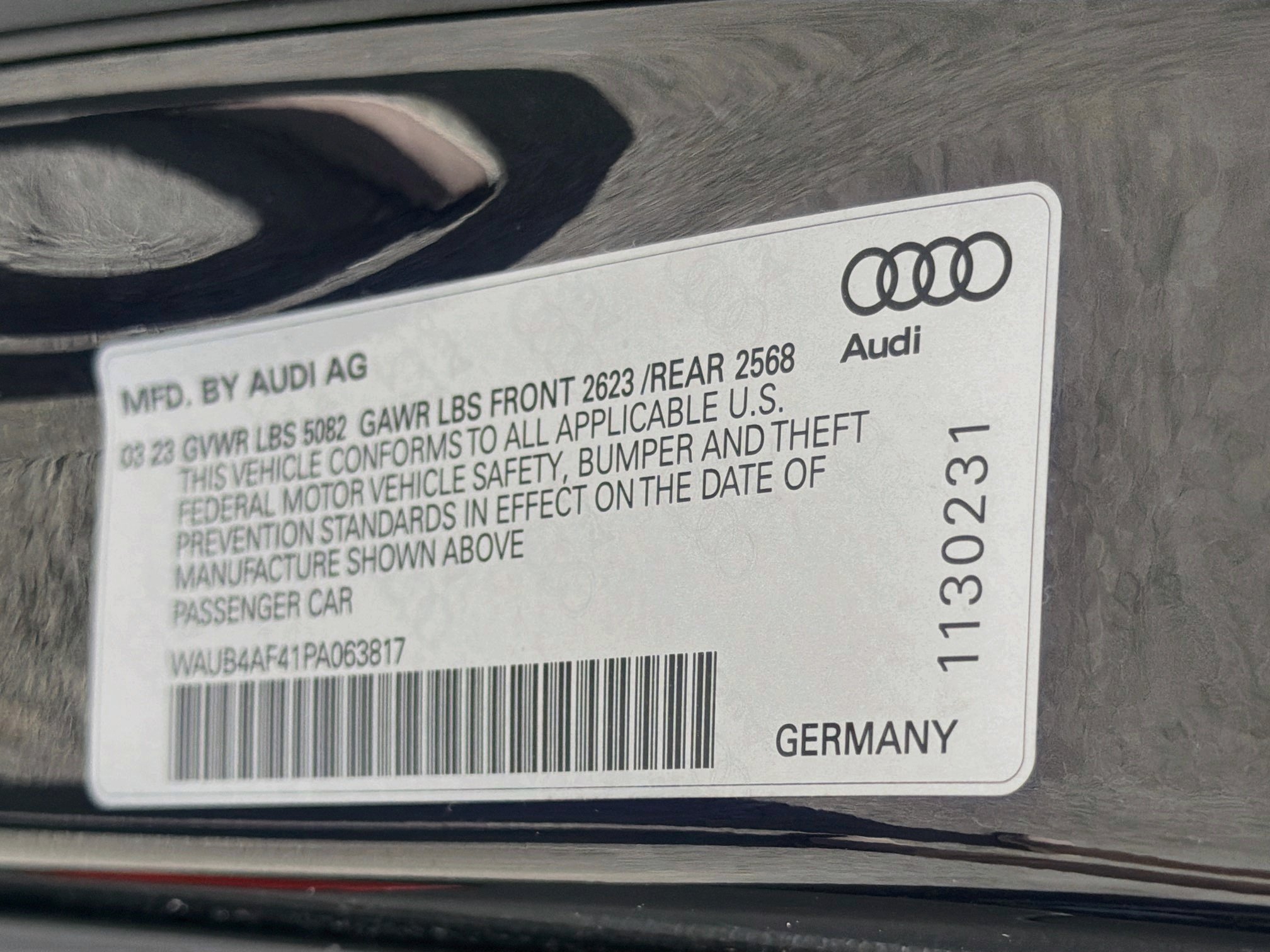 Used 2023 Black Metallic Audi Premium Plus image 43