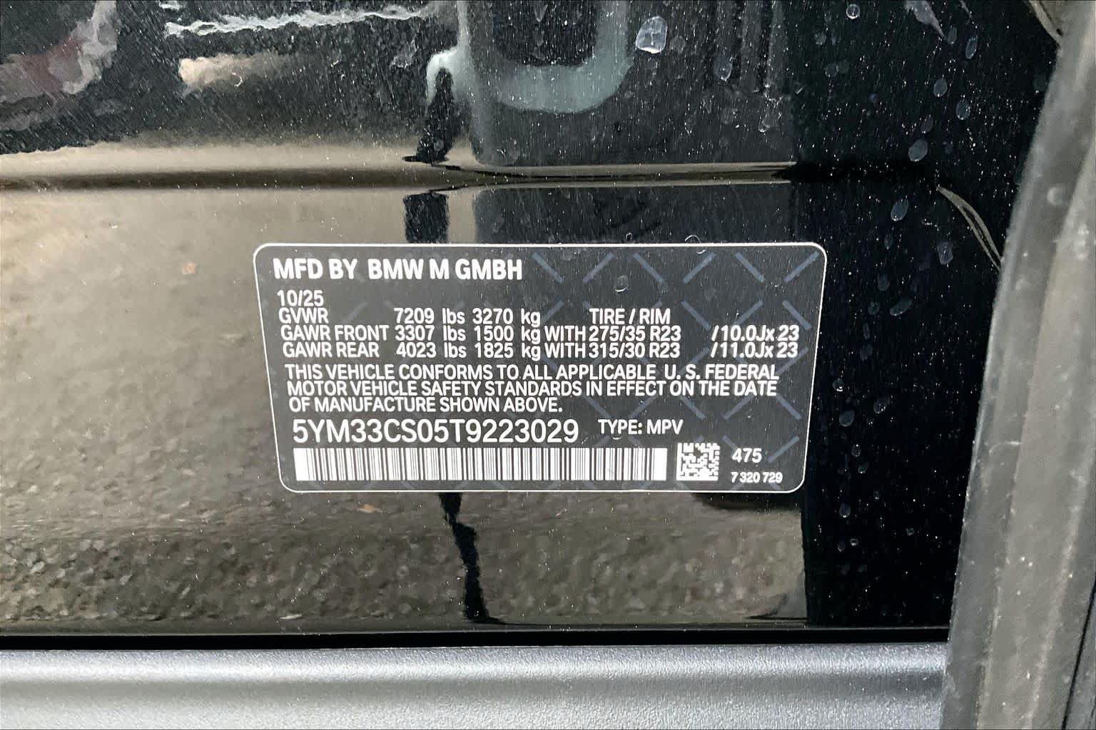 Used 2026 Black Sapphire Metallic BMW Label image 30