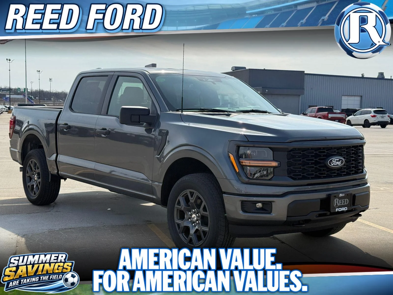 New 2026 Carbonized Gray Ford STX image 1