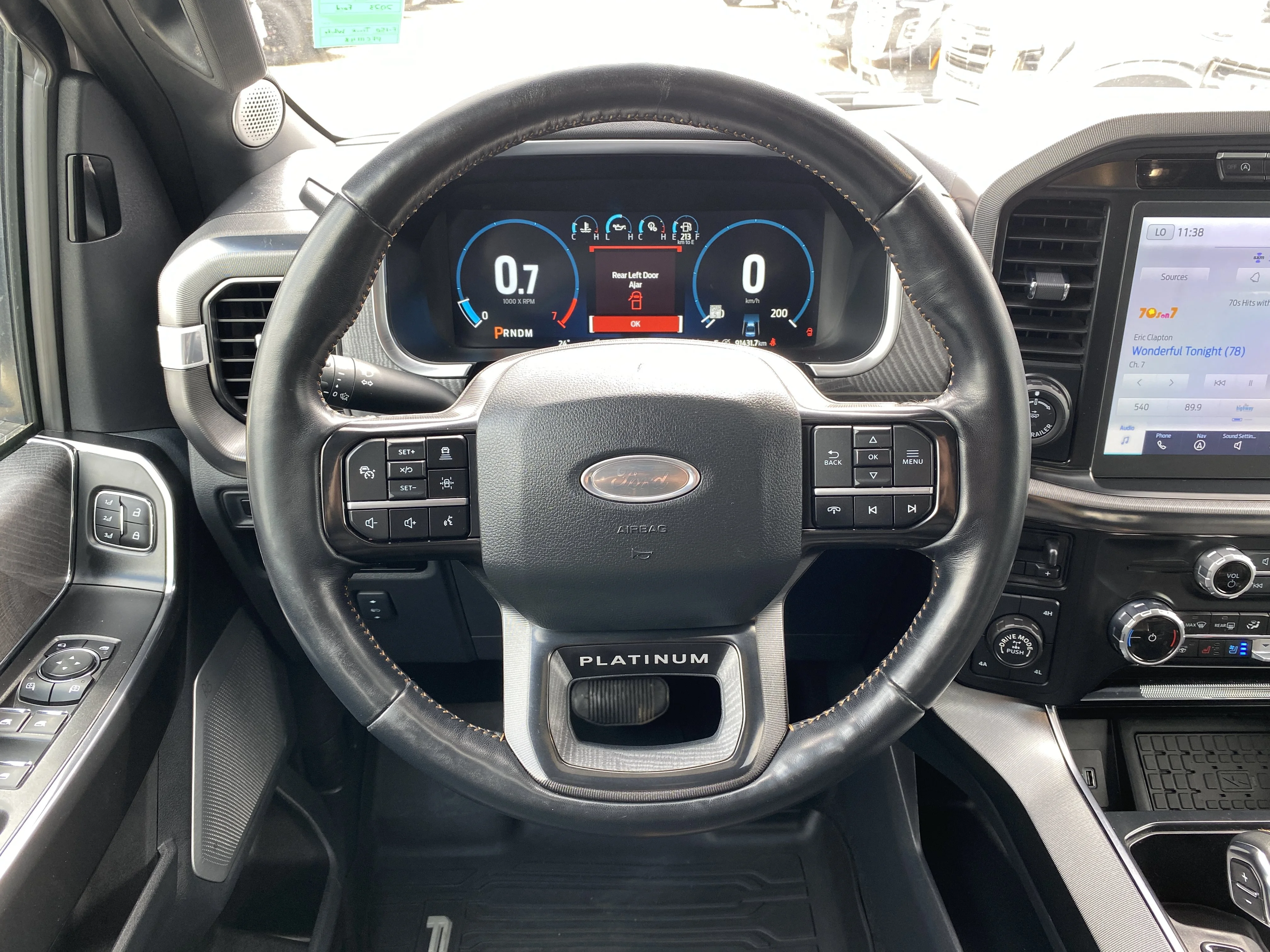 Certified Used 2023 White Ford Platinum * PANORAMIC SUNROOF * MAX TRAILERING PKG * image 12