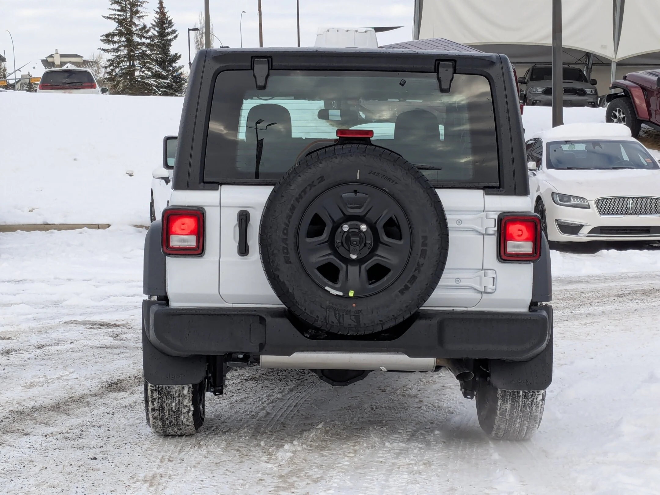 New 2026 White Jeep Sport - - Black Freedom Hardtop - 8-Spd Auto - 12.3 Uconnect 5 - Selec-Speed Control & More! image 7