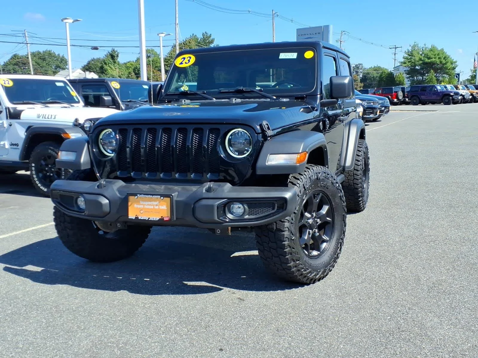 Certified Used 2023 Black Clearcoat Jeep Willys image 2