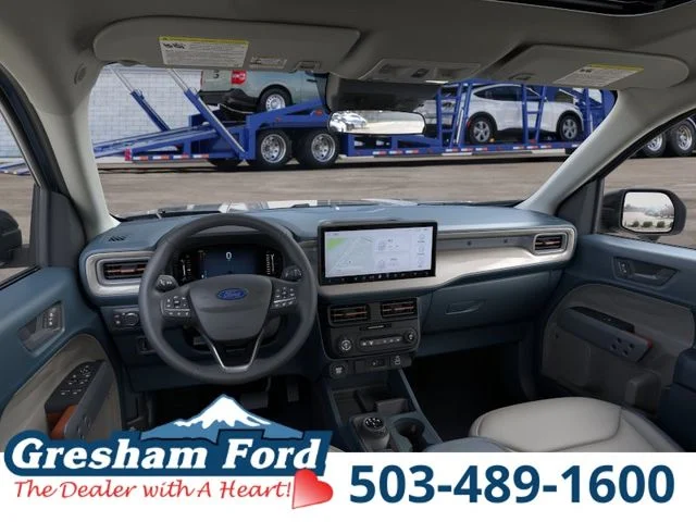 New 2026 Azure Gray Metallic Tri-Coat Ford Lariat image 10