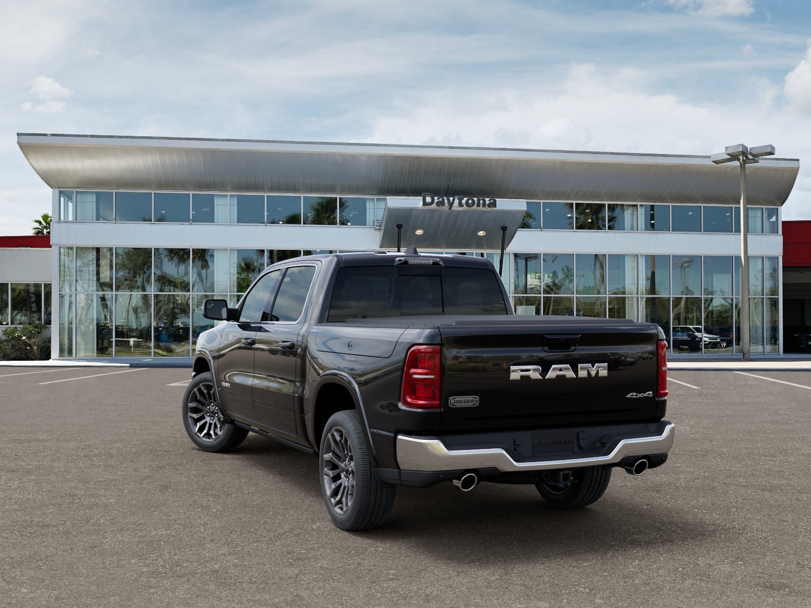 New 2026 Diamond Black Crystal Pearl-Coat Exterior Paint RAM Limited Longhorn image 3