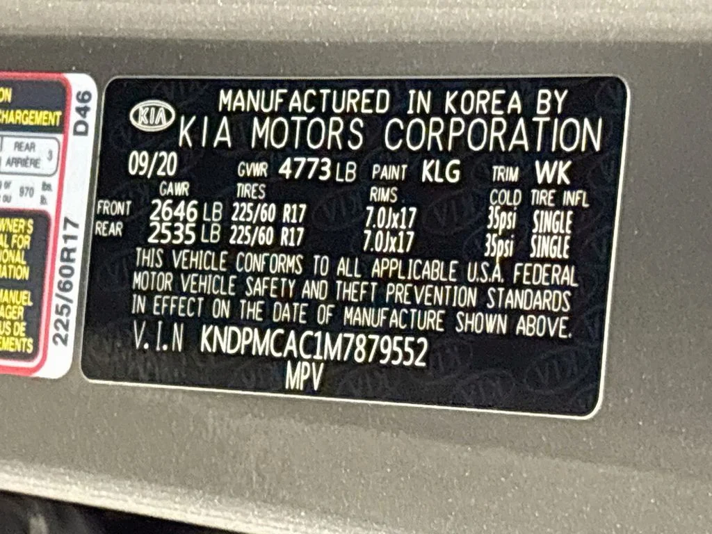 Used 2021 Gray Kia LX image 24