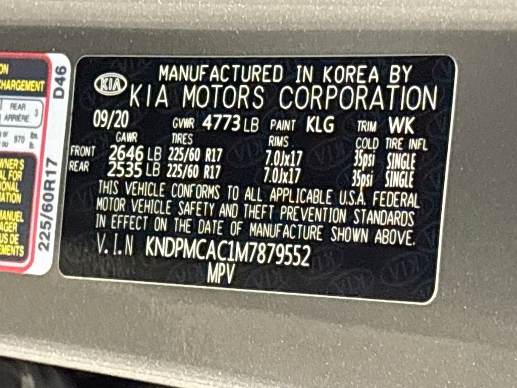 Used 2021 Gray Kia LX image 24