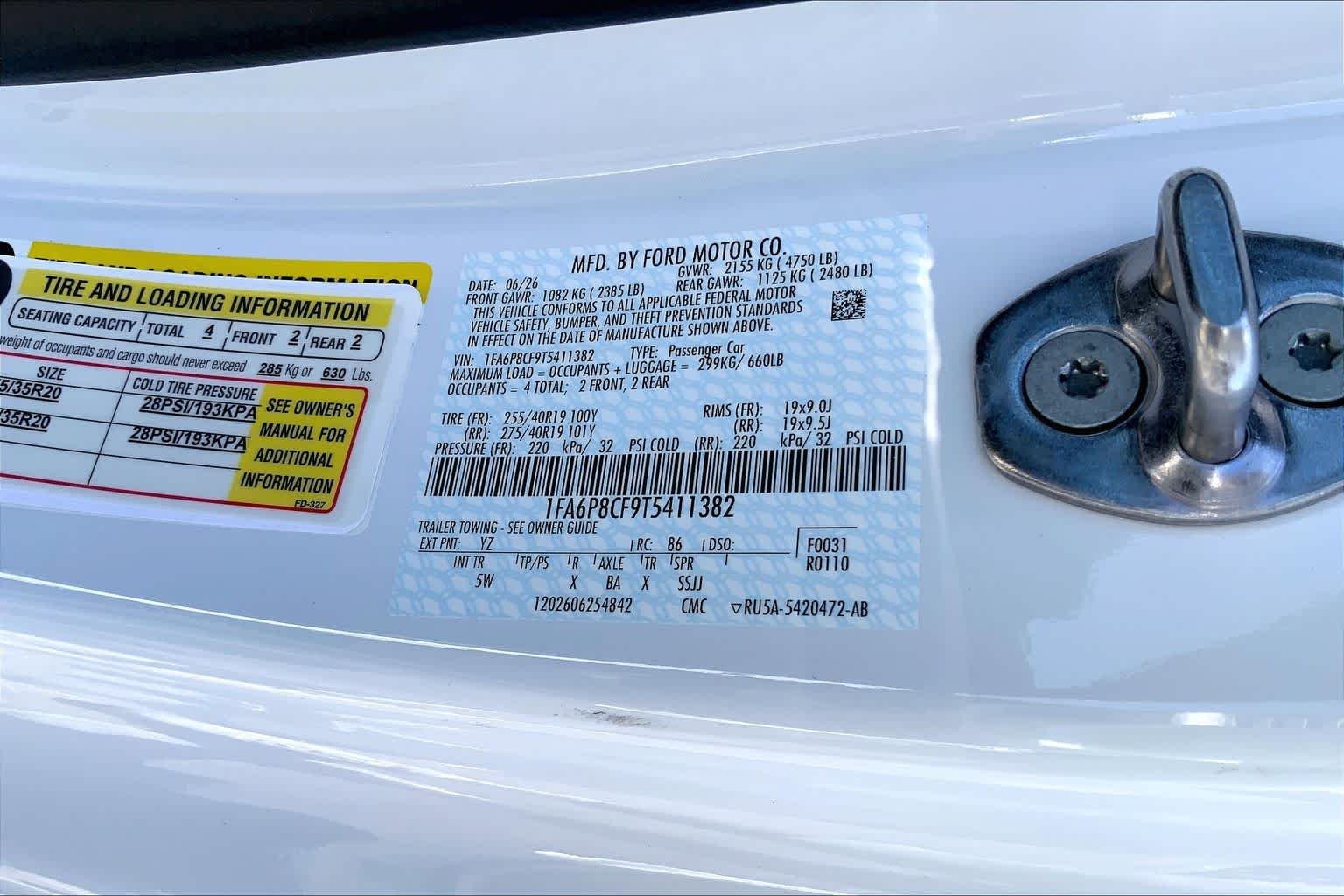 New 2026 Oxford White Ford GT Premium Fastback image 19