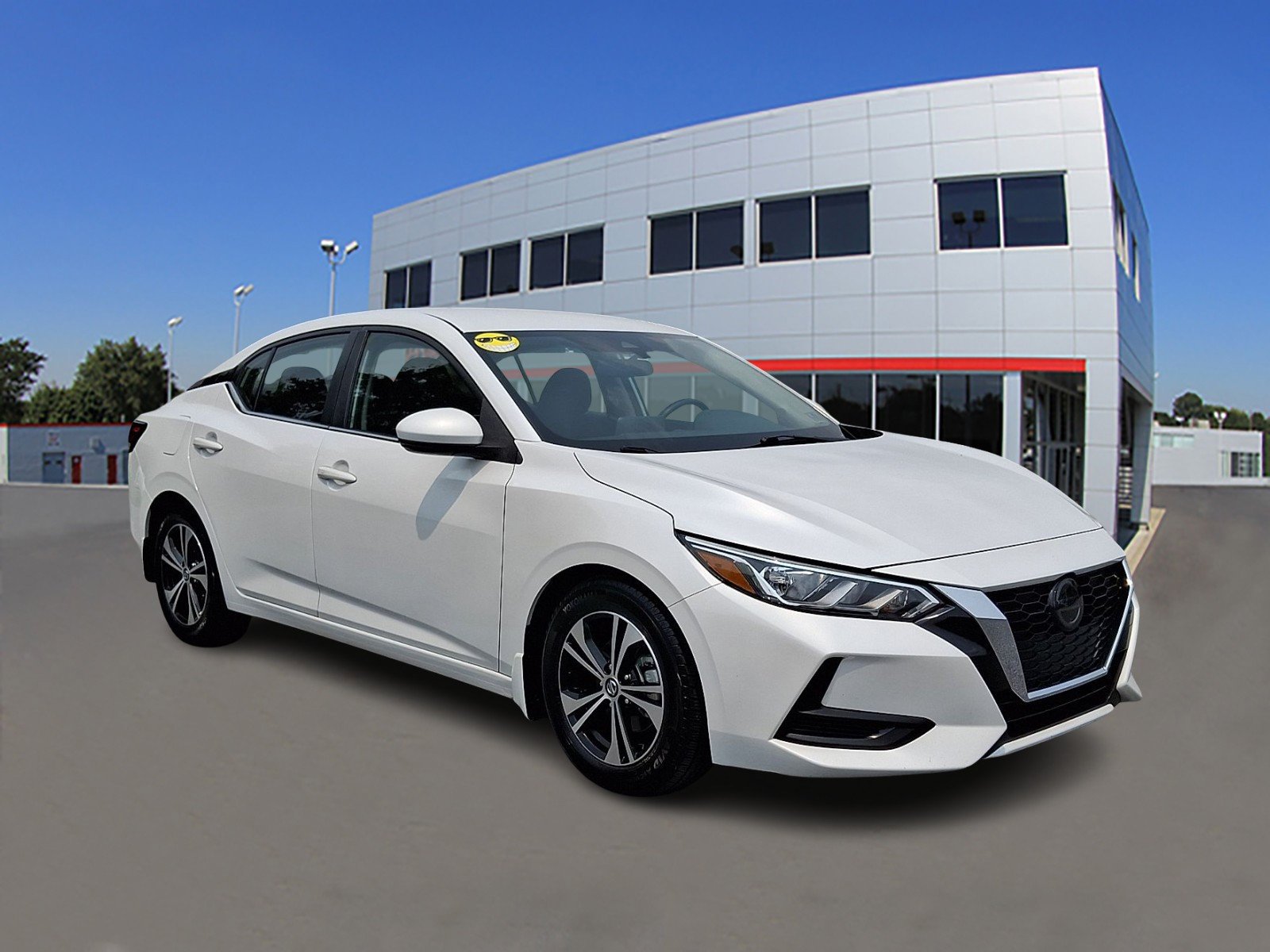 Used 2020 Aspen White Tricoat Nissan SV image 1