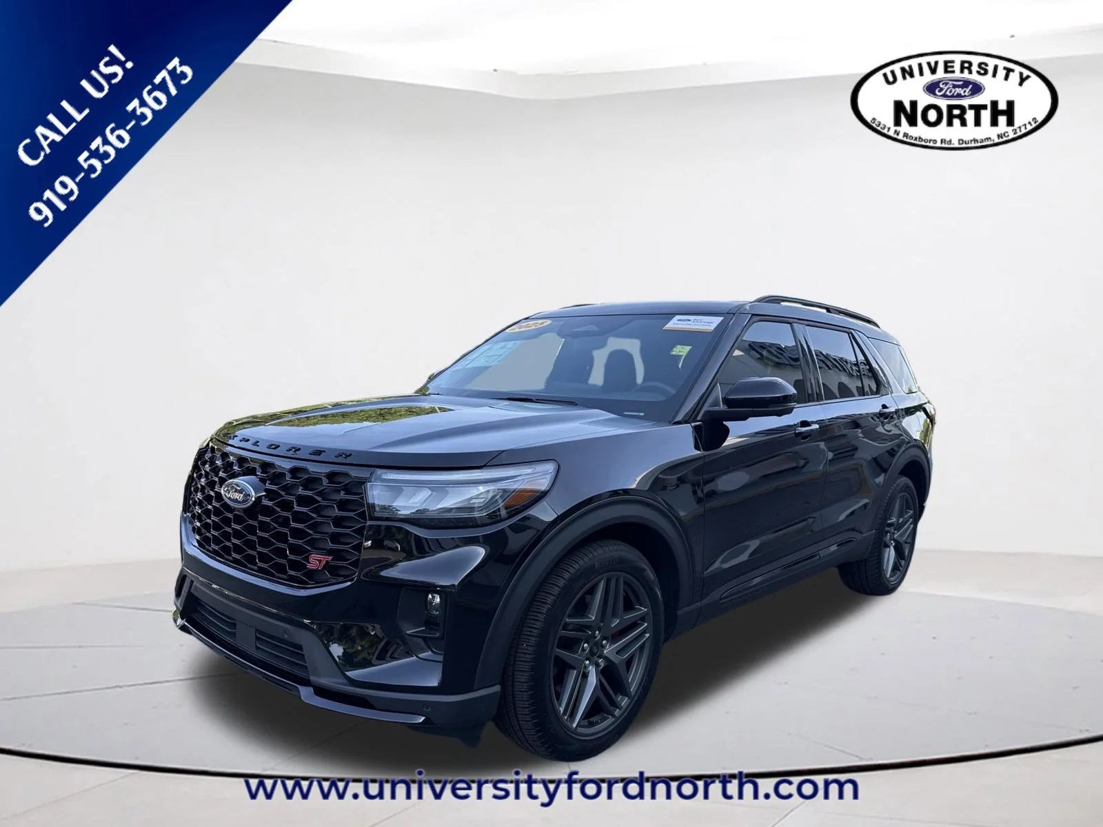 Used 2025 Agate Black Metallic Ford ST image 3