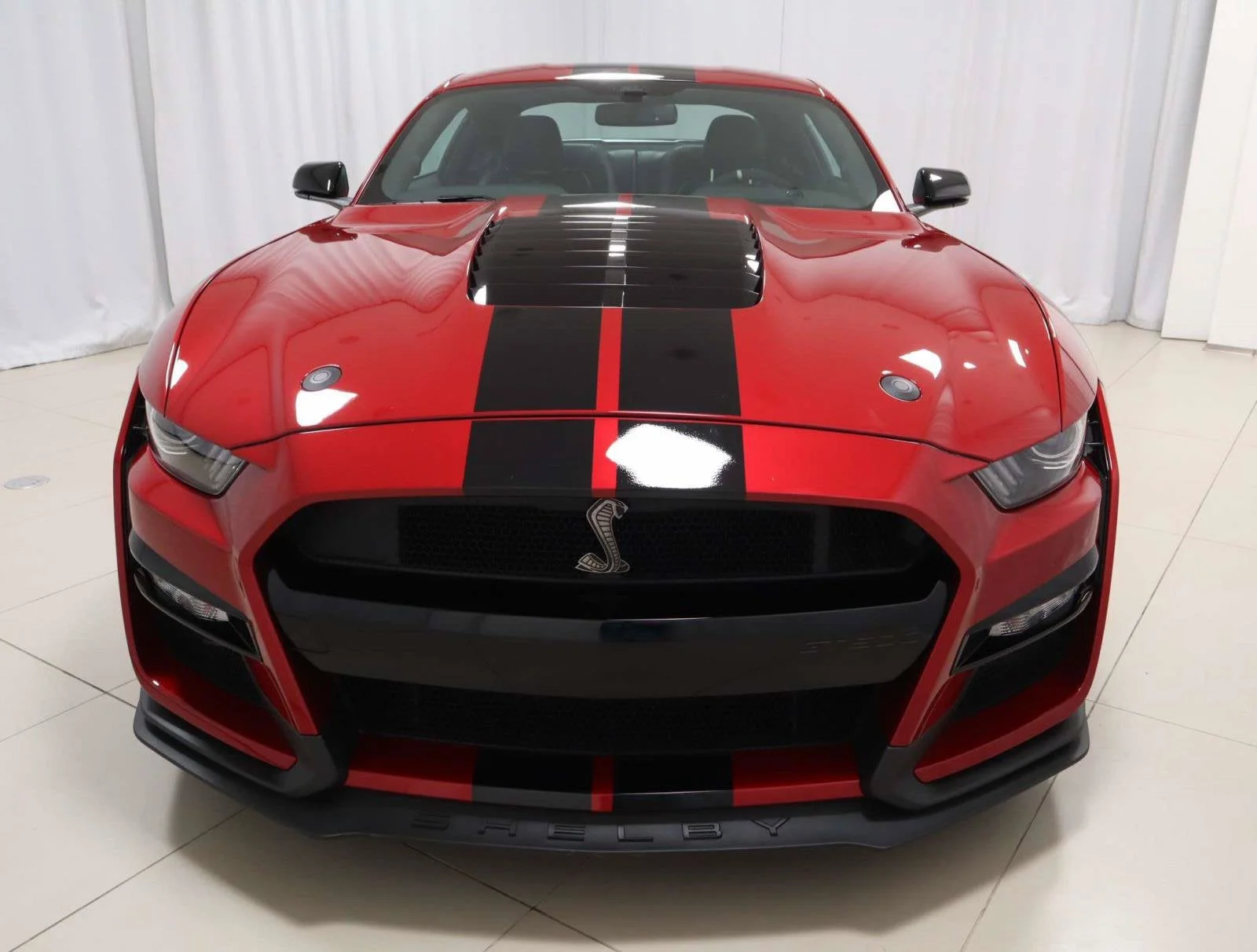 Used 2020 Rapid Red Metallic Tinted Clearcoat Ford Shelby GT500 image 8
