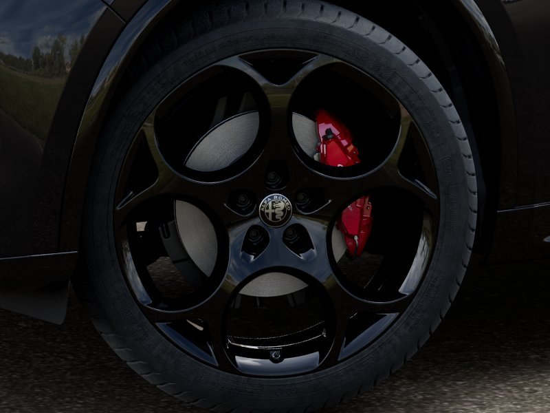New 2026 Vulcano Black Metallic Exterior Paint Alfa Romeo Base image 4