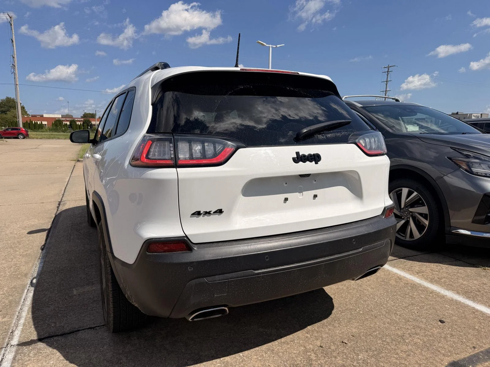 Used 2020 Bright White Clearcoat Jeep Altitude image 7