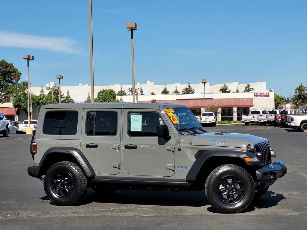 Used 2023 Gray Jeep Willys 4xe image 3
