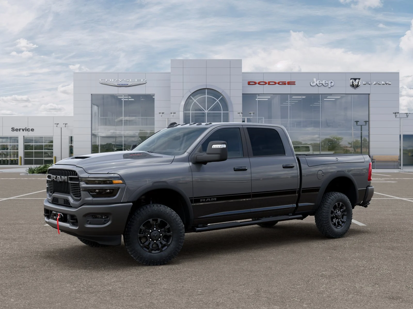 New 2027 Ceramic Gray Clear-Coat Paint RAM Power Wagon image 29
