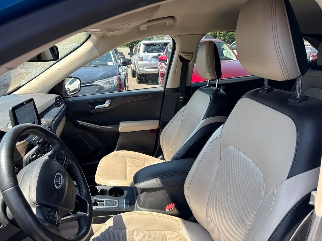 Used 2020 Blue Ford Titanium image 4