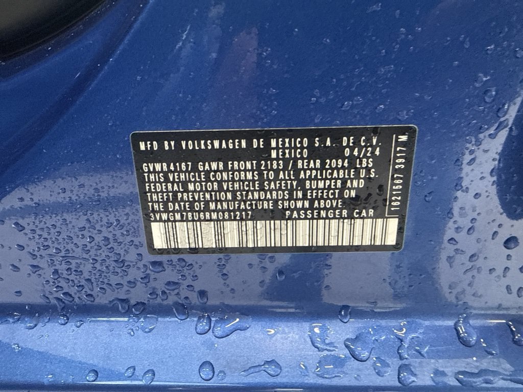 Certified Used 2024 Blue Volkswagen 1.5T SEL image 29