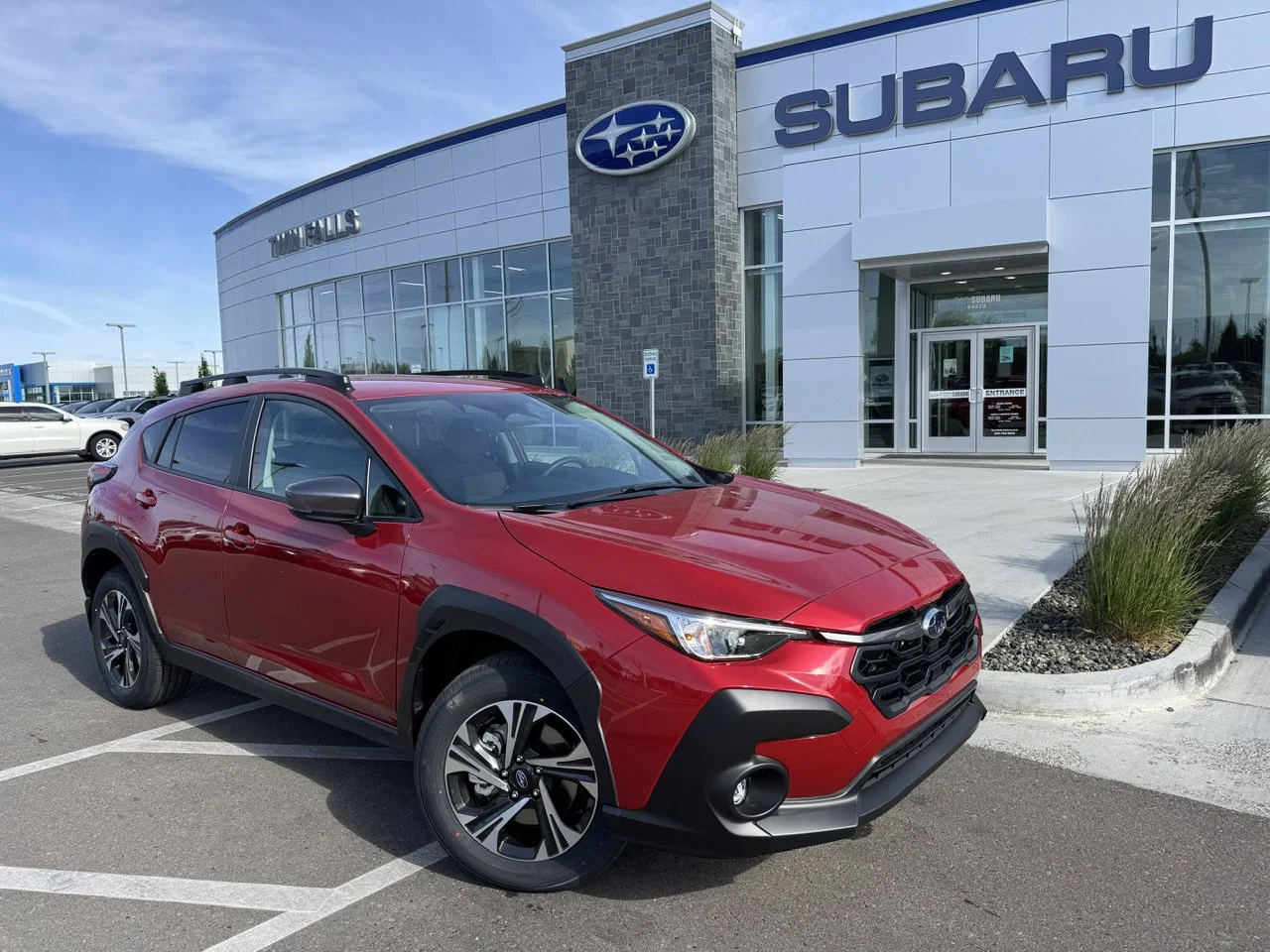 New 2026 Lithium Red Pearl Subaru Premium image 1