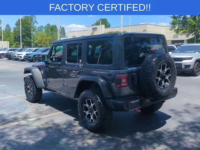 Used 2021 Gray Jeep Unlimited Rubicon image 3