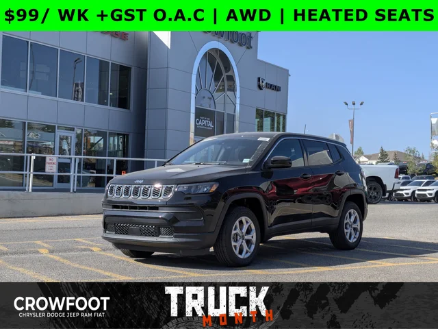 2026 Jeep Compass Sport - Forward Collision Warning - LED Head Lamps - Heated Seats Great First Vehicle