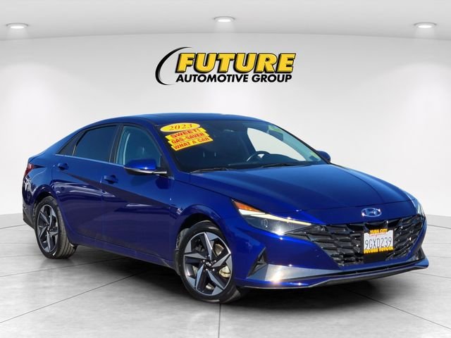 Used 2023 Blue Hyundai Limited image 1