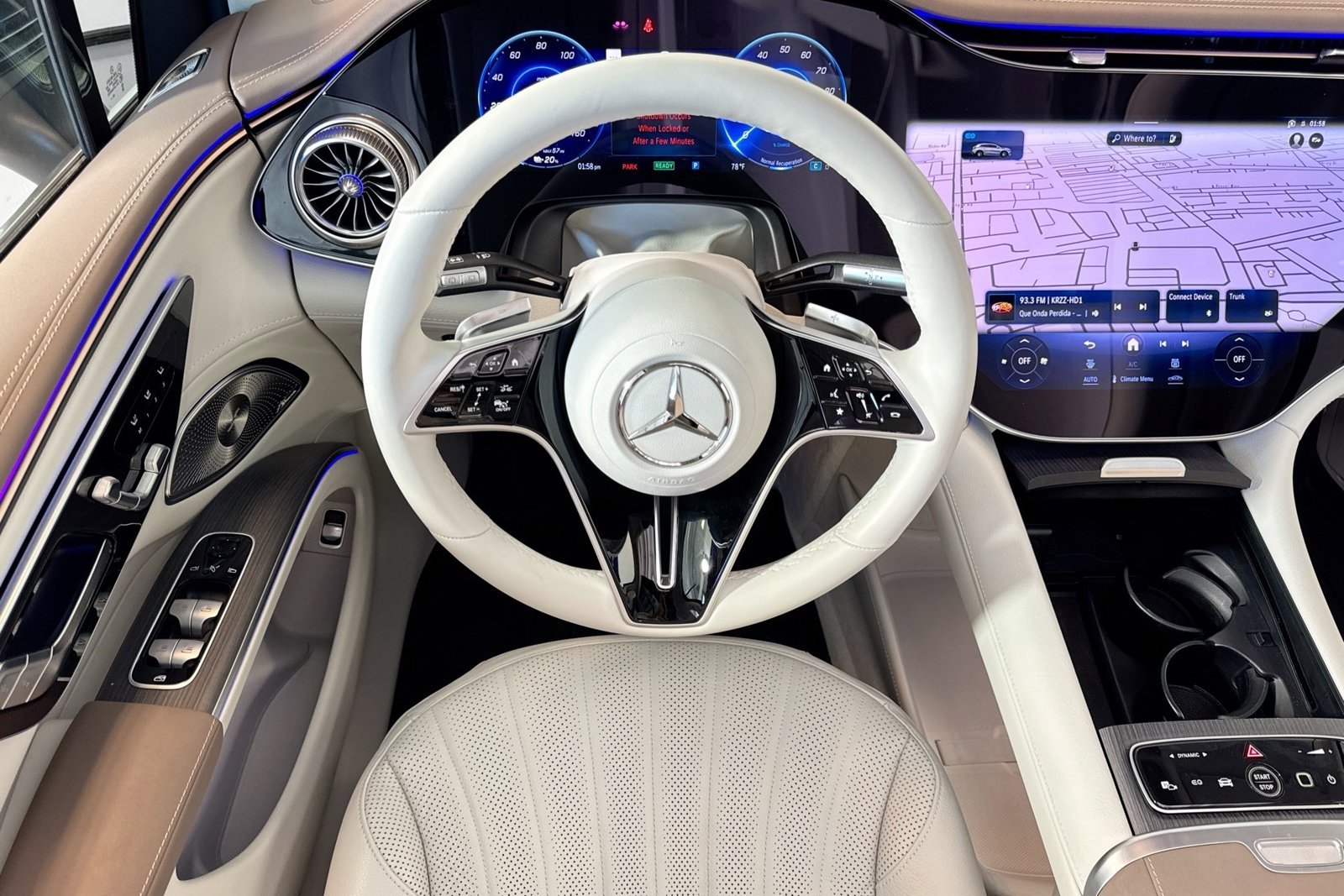 Certified Used 2023 Obsidian Black Metallic Mercedes-Benz EQS 580 image 21