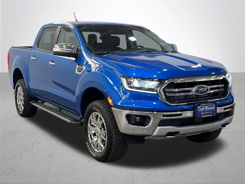 Used 2021 Blue Ford Lariat image 8