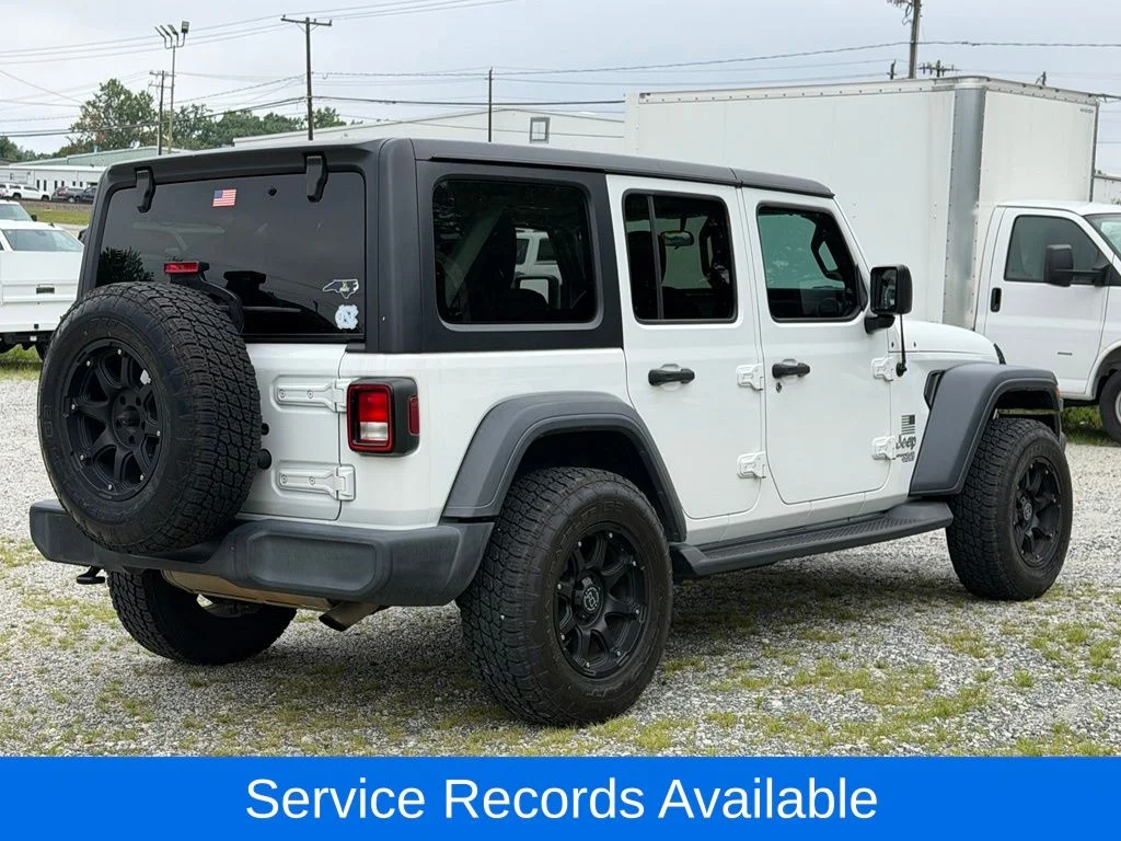 Used 2020 White Jeep Unlimited Sport S image 5