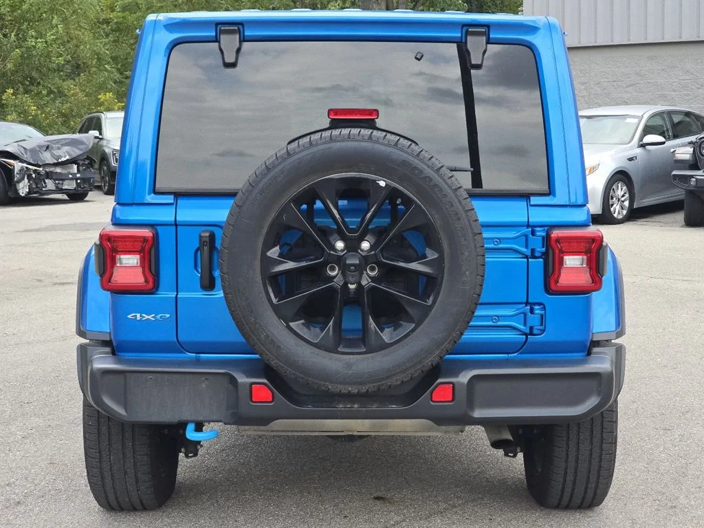 Used 2024 Blue Jeep Sahara 4xe image 15