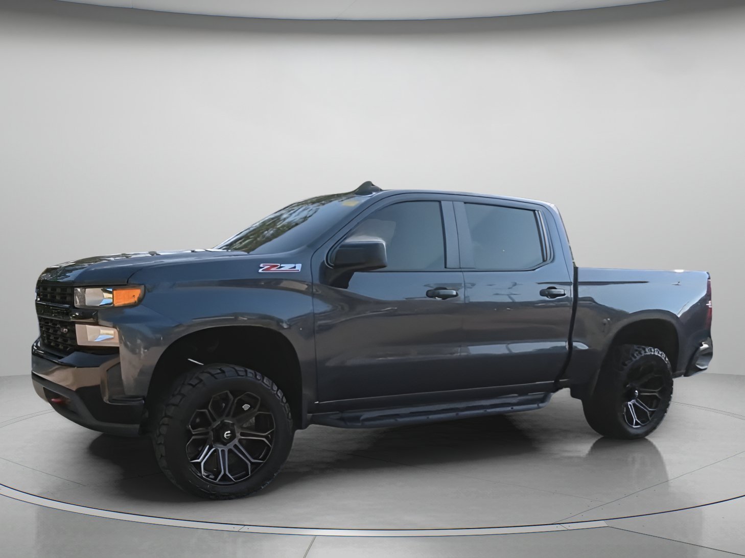 Certified Used 2019 Shadow Gray Metallic Chevrolet Custom Trail Boss Crew Cab Pickup image 13