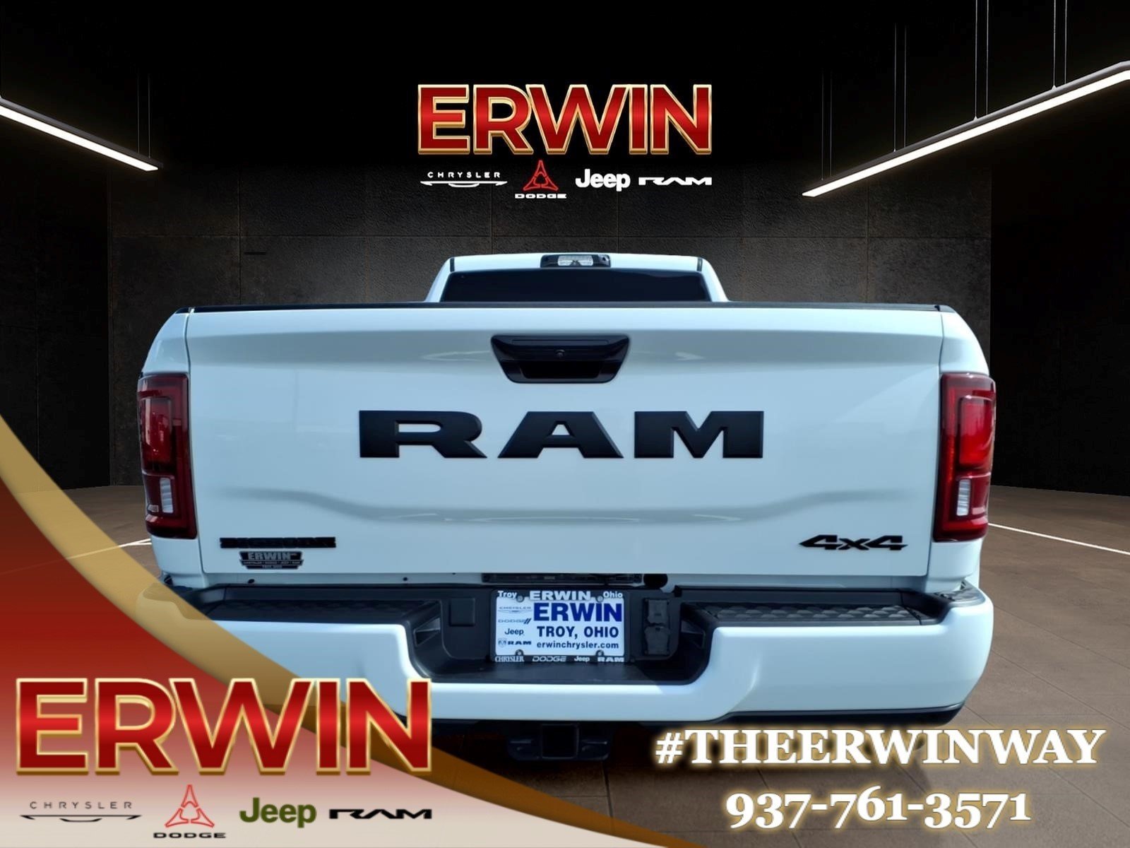 New 2026 Bright White Clearcoat RAM Big Horn image 4