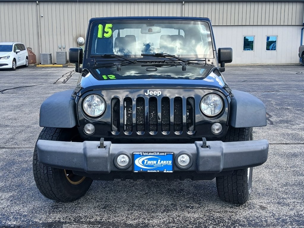 Used 2015 Black Clearcoat Jeep Sport image 3