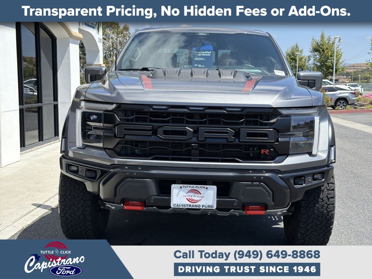 Certified Used 2025 Light Blue Clearcoat Metallic Ford Raptor image 11
