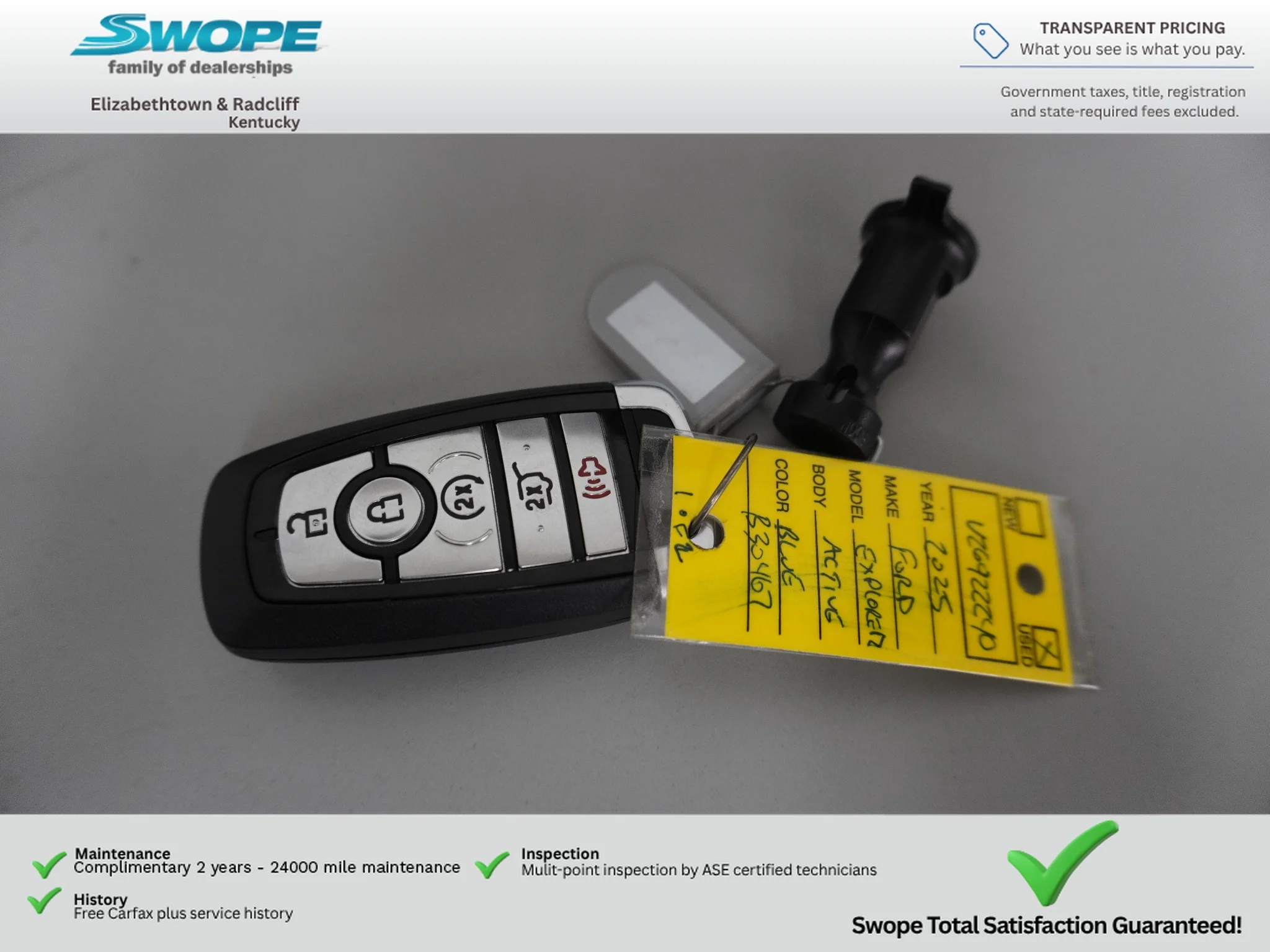 Certified Used 2025 Blue Ford Active image 30