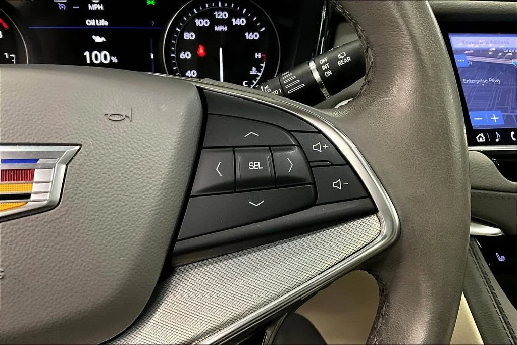 Used 2023 Crystal White Tricoat Cadillac Premium Luxury image 12